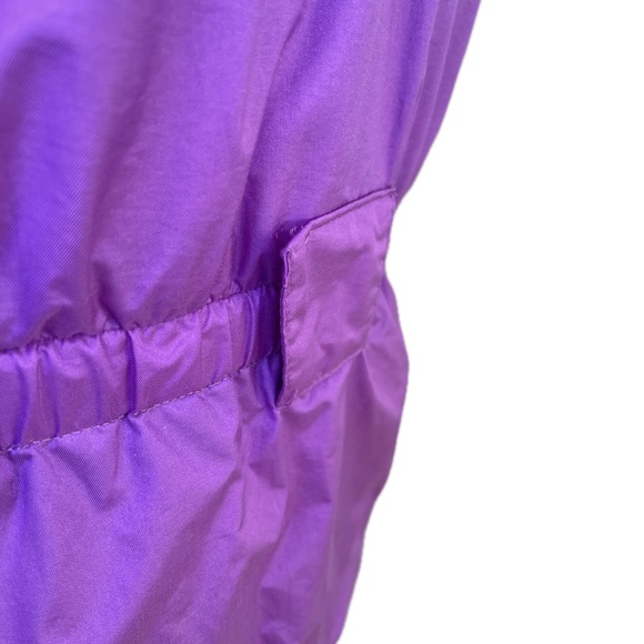 Vintage 80s Mountain Goat purple & turquoise ski jacket w shoulder pads Women M. - Picture 8 of 16